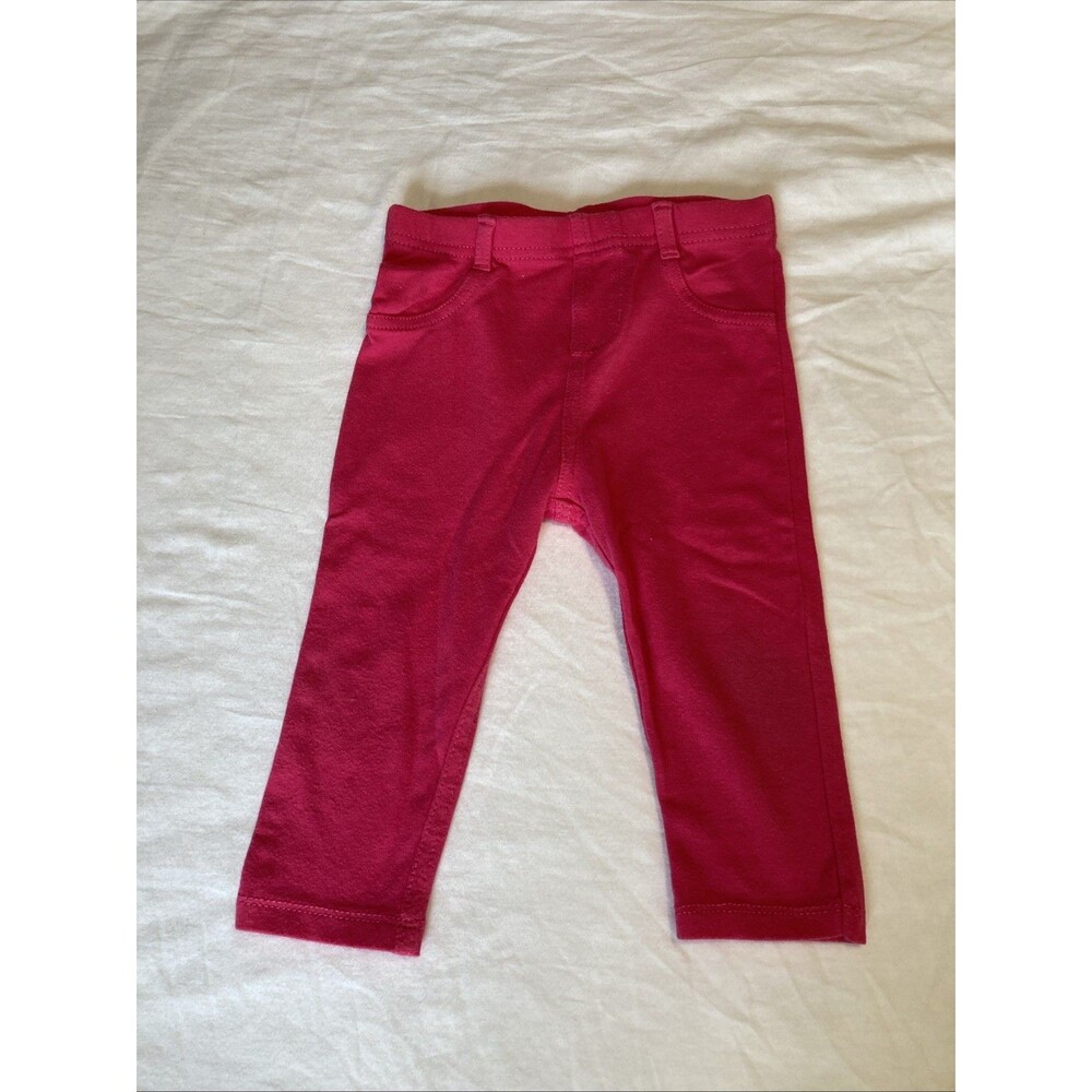 12 Months Garanimals baby girl clothes - one piece pants | solid pink theme